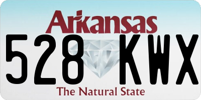 AR license plate 528KWX