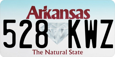 AR license plate 528KWZ