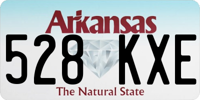 AR license plate 528KXE