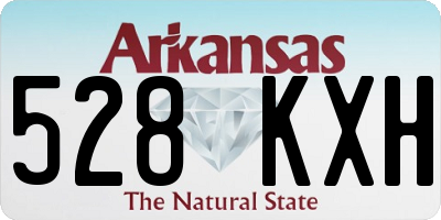 AR license plate 528KXH