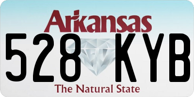 AR license plate 528KYB