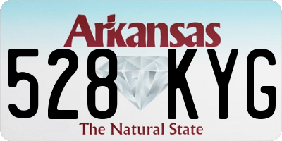 AR license plate 528KYG