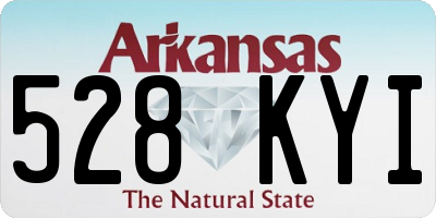 AR license plate 528KYI