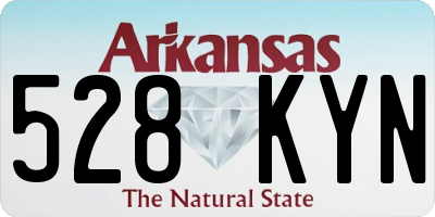 AR license plate 528KYN