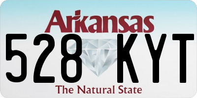 AR license plate 528KYT