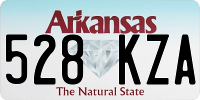 AR license plate 528KZA