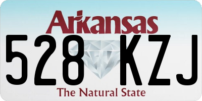 AR license plate 528KZJ