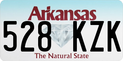 AR license plate 528KZK