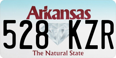 AR license plate 528KZR