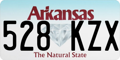 AR license plate 528KZX