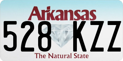 AR license plate 528KZZ