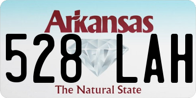 AR license plate 528LAH
