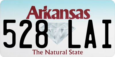 AR license plate 528LAI