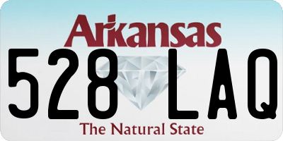 AR license plate 528LAQ