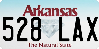 AR license plate 528LAX
