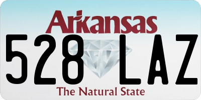 AR license plate 528LAZ