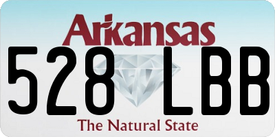 AR license plate 528LBB