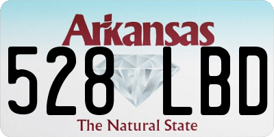 AR license plate 528LBD