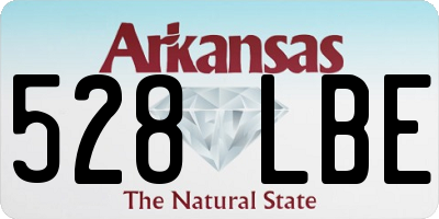 AR license plate 528LBE