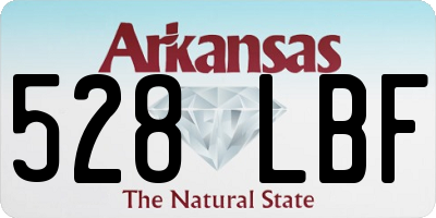 AR license plate 528LBF