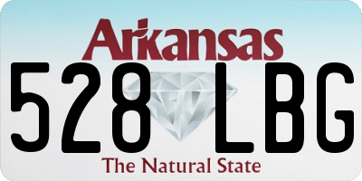 AR license plate 528LBG
