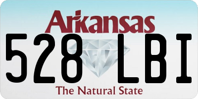 AR license plate 528LBI