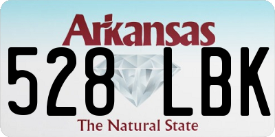 AR license plate 528LBK