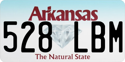 AR license plate 528LBM