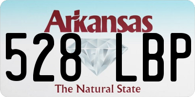 AR license plate 528LBP