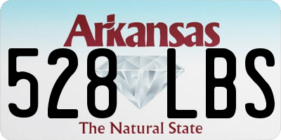 AR license plate 528LBS