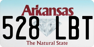 AR license plate 528LBT