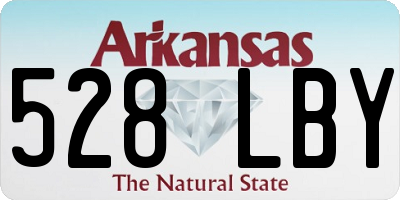 AR license plate 528LBY
