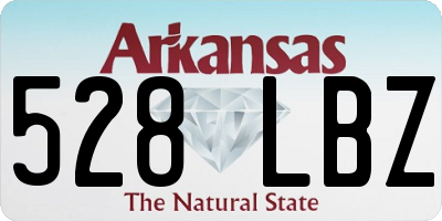AR license plate 528LBZ
