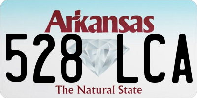 AR license plate 528LCA