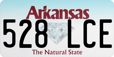 AR license plate 528LCE