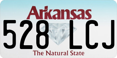 AR license plate 528LCJ