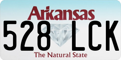 AR license plate 528LCK