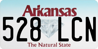 AR license plate 528LCN