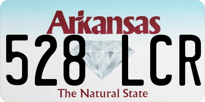 AR license plate 528LCR
