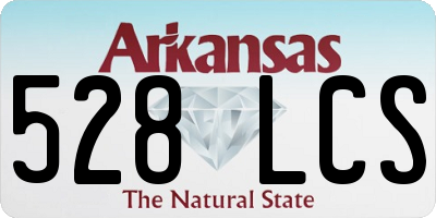 AR license plate 528LCS