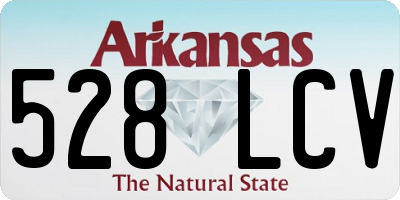 AR license plate 528LCV