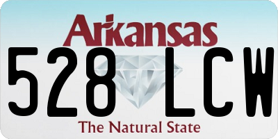 AR license plate 528LCW