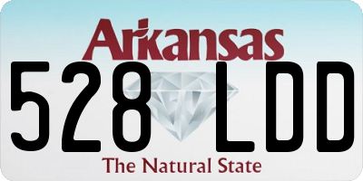 AR license plate 528LDD