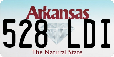 AR license plate 528LDI