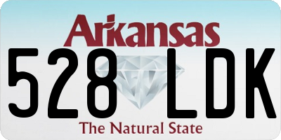 AR license plate 528LDK