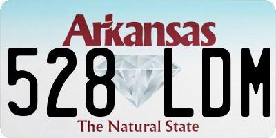 AR license plate 528LDM