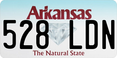 AR license plate 528LDN