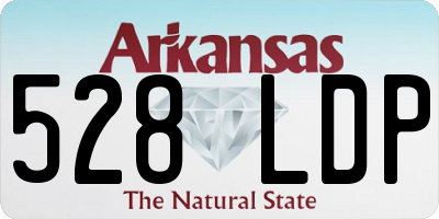AR license plate 528LDP