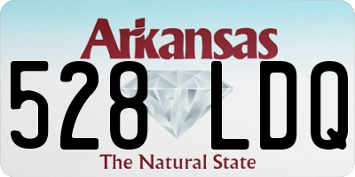 AR license plate 528LDQ