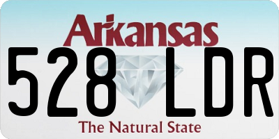 AR license plate 528LDR